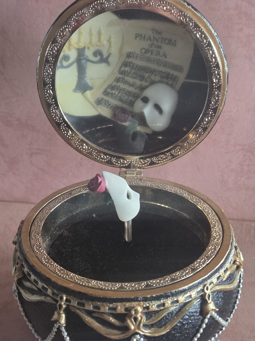 The Phantom of the Opera Musuc Box Plays Magic Of The Night By San Francisco Mus - Picture 3 of 7